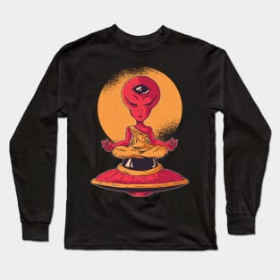 ALIEN MEDITATION Long Sleeve T-Shirt